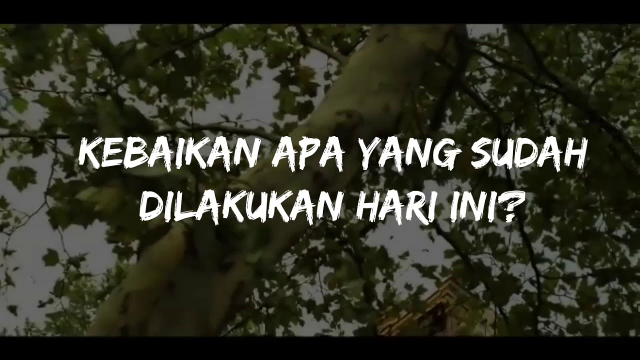 Sudahkah anda berbuat kebaikan hari ini?