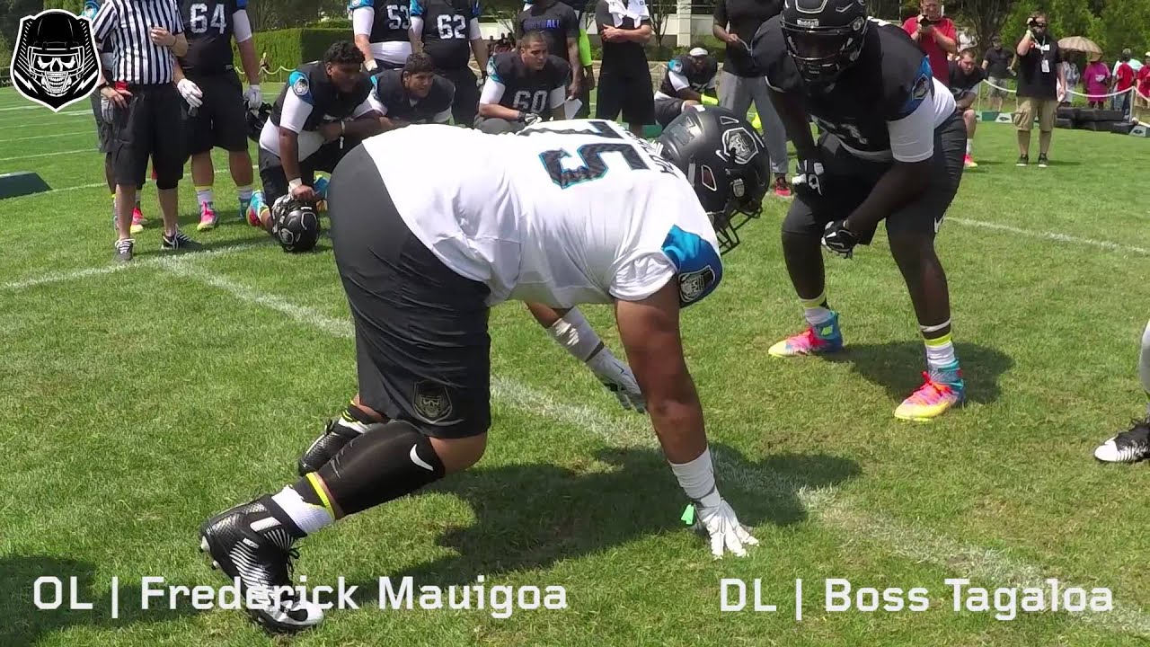 The Opening 2015: OL vs DL 1 on 1's - Day 2