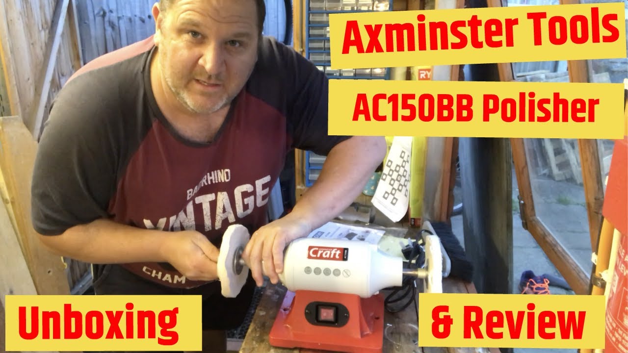 Распаковка и обзор: полировальная машина Axminster AC150BB