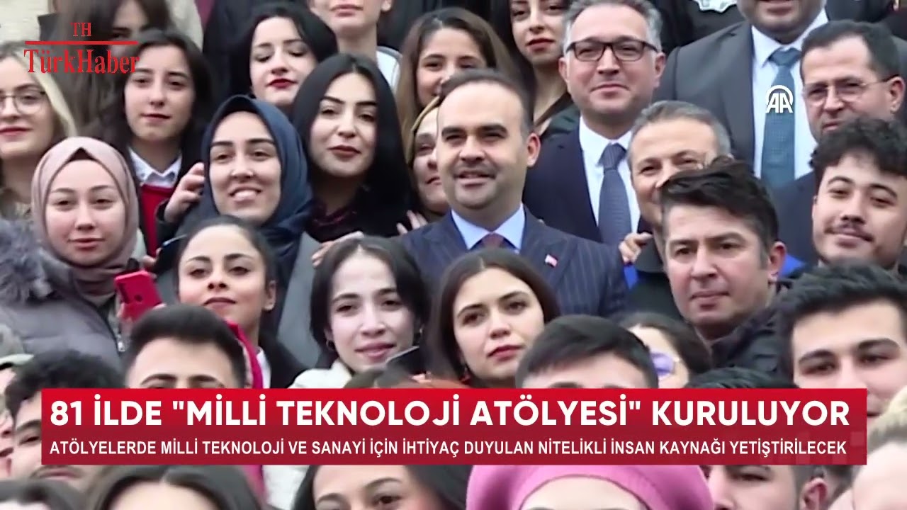 81 İLDE ''MİLLİ TEKNOLOJİ AT&Ouml;LYESİ'' KURULUYOR