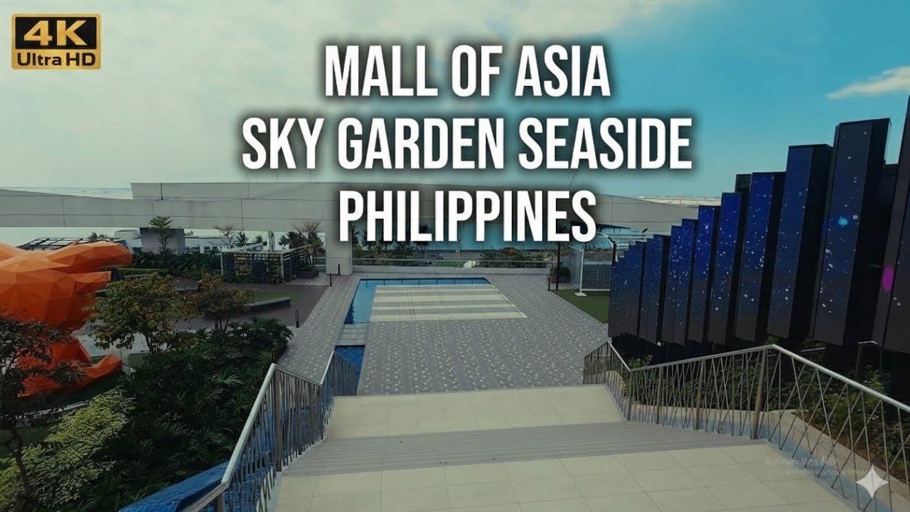 Mall of Asia Philippines Sky Garden and Seaside Walkthrough POV
