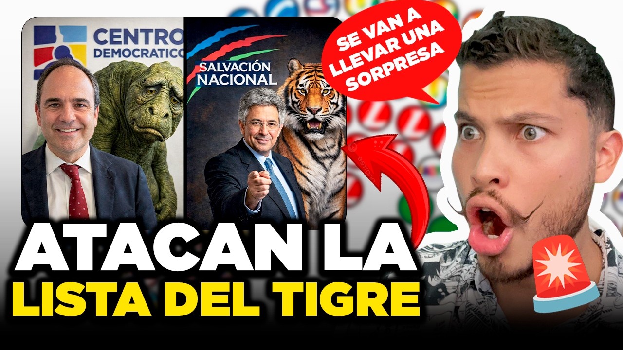 🚨 CENTRO DEMOCRÁTICO ataca la LISTA del TIGRE: Santiago Giraldo, Alejandro Bermeo y Jonathan Silva