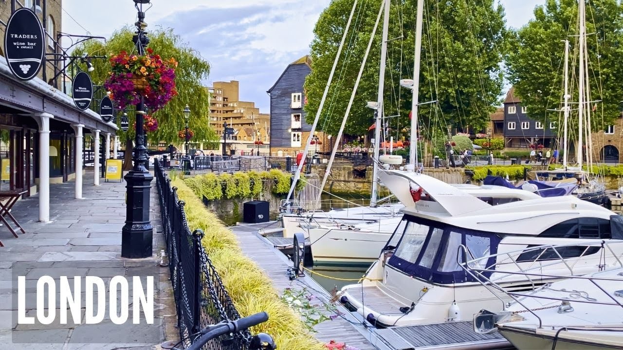 Expensive London Walking Tour | Tower of London, St Katherine Docks | Walking London 4K