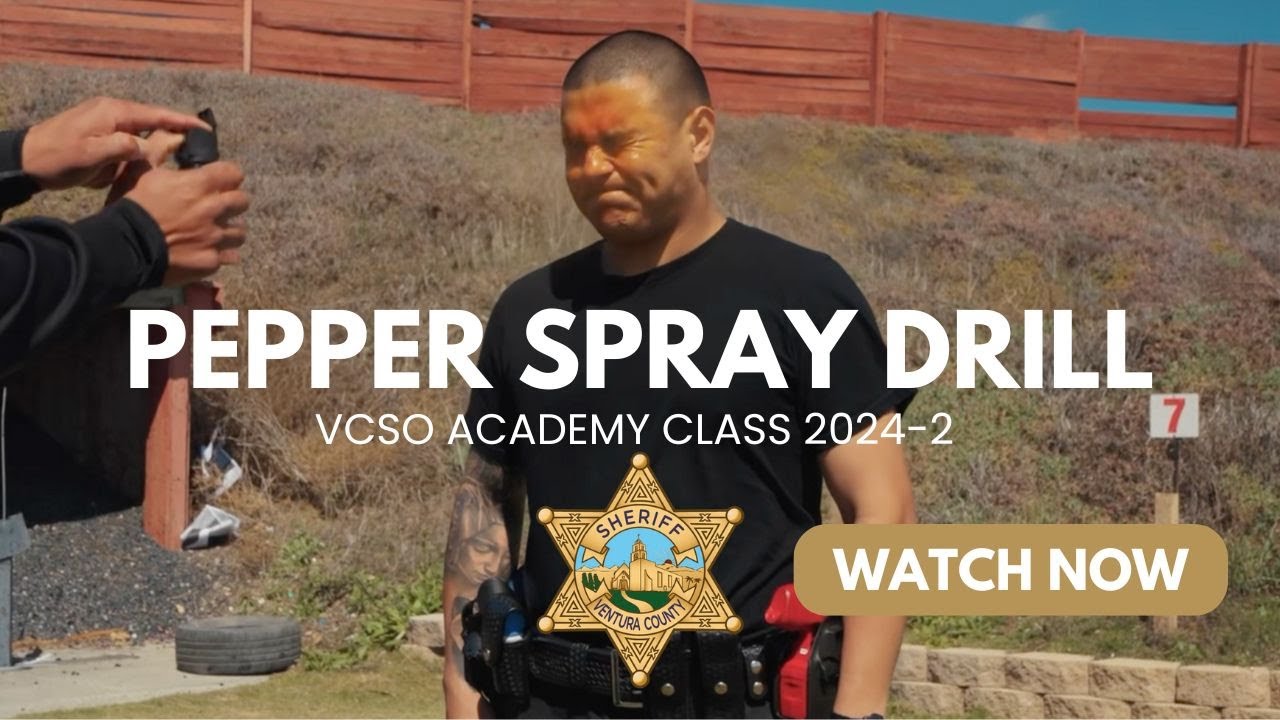 VCSO Academy Pepper Spray Drill