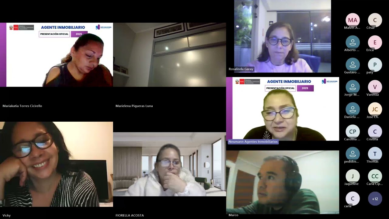 Presentación Oficial del Curso de Agente Inmobiliario  NEUMANN - Ministerio de Vivienda - Parte 2