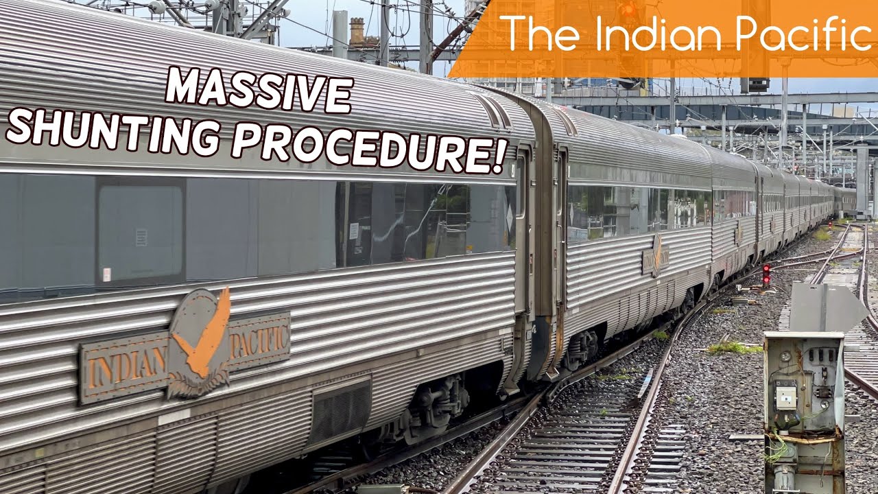 Sydney Trains Vlog 1922: The Indian Pacific - The Massive Shunting Procedure - Sydney Central