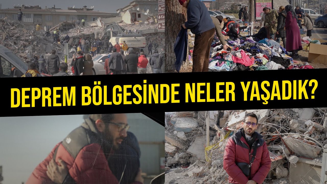Deprem Bölgesine Gittik, Öğrencilerimize Moral Vermeye Çalıştık