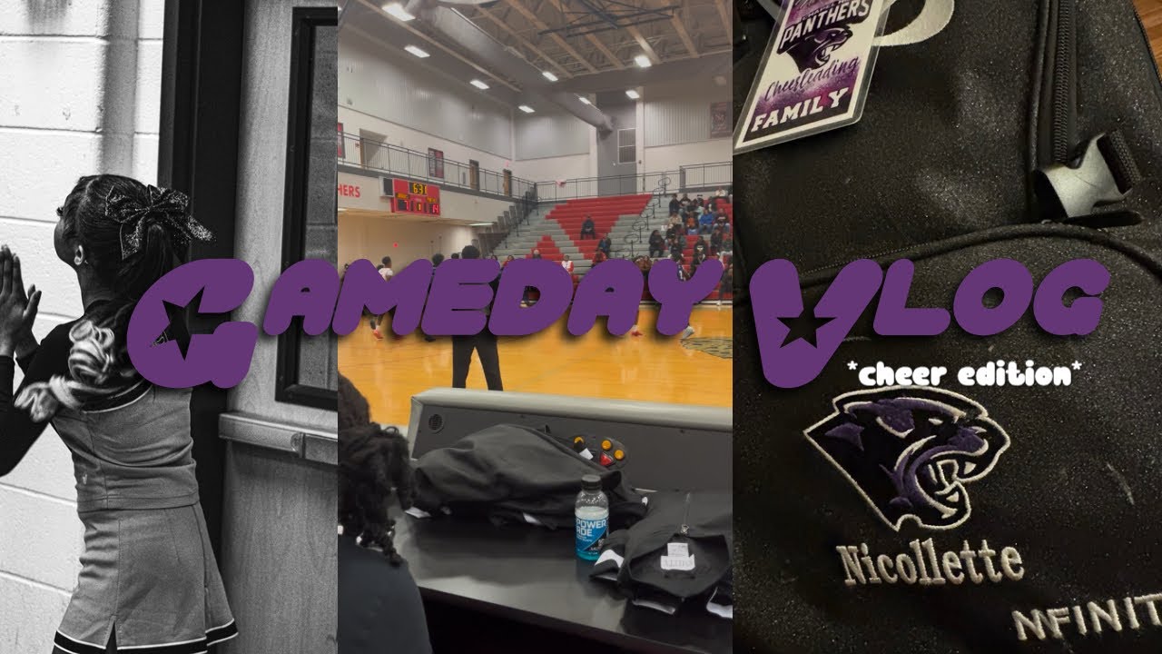 FIRST BASKETBALL GAME DAY VLOG! *basketball edition* | (food, chit-chat, mini grwm, cheer + more)