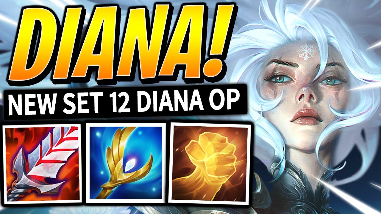 BEST SET 12 CHAMPION: NUKE DIANA BUILD! - Teamfight Tactics TFT Comps Set 12 Guide