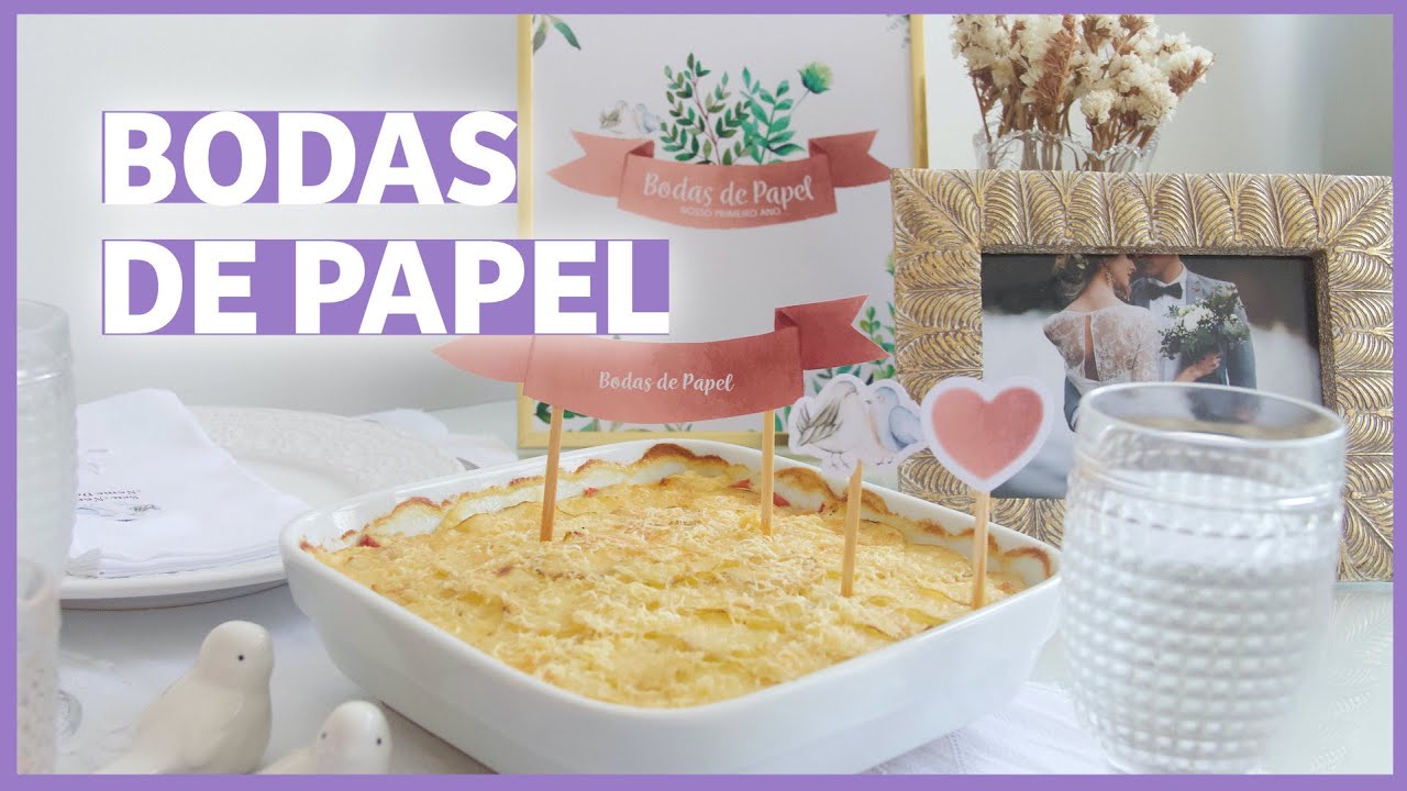 BODAS DE PAPEL: O que fazer para comemorar 1 ANO de casados | #Laína