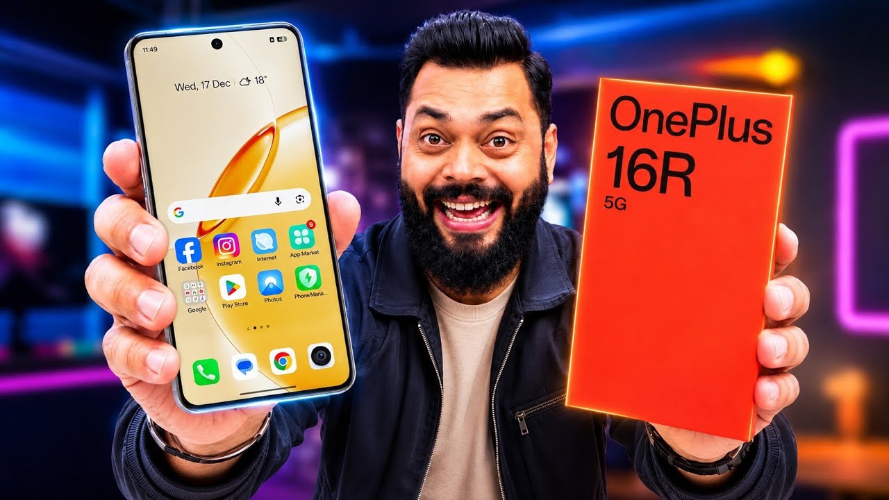 OnePlus 16R 5G Unboxing And Quick Review | Camera, Gaming, Battery & First Look