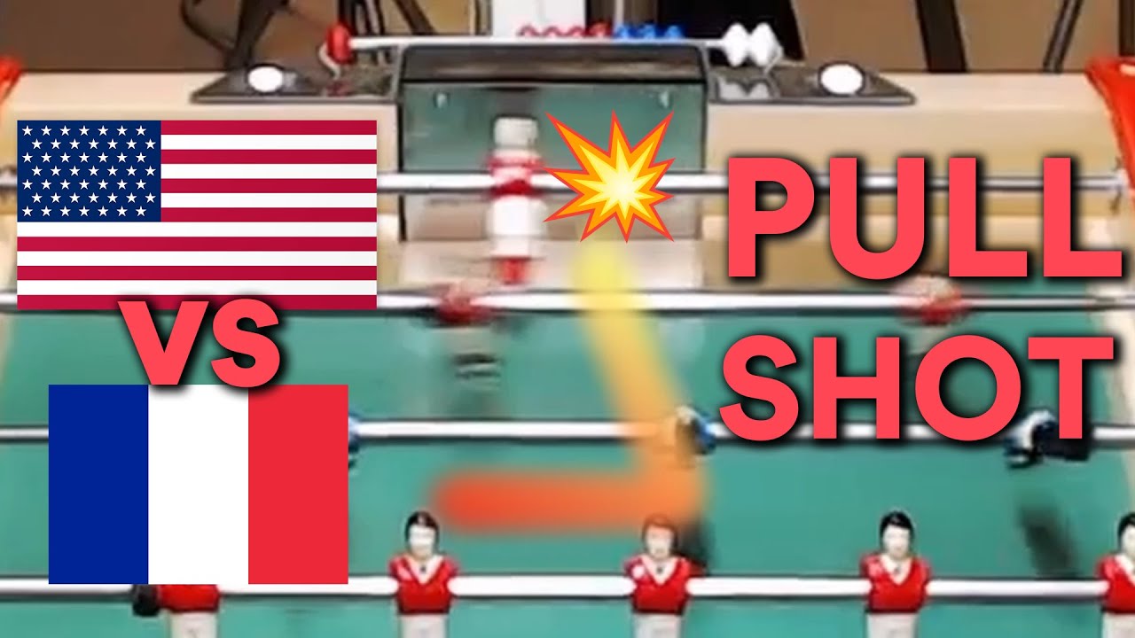 American vs French PULL SHOTS - Expert Singles Foosball Final