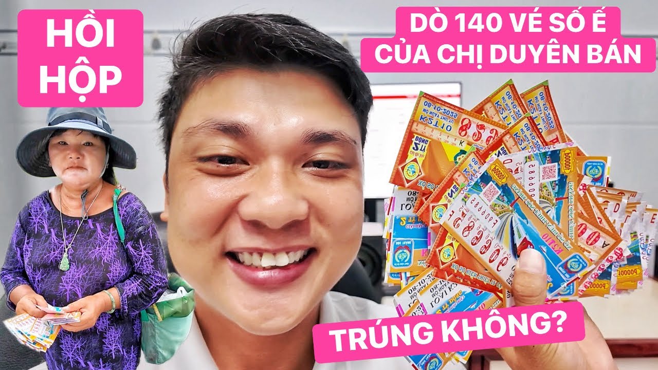 Hồi hộp dò 140 tờ vé số của chị Duyên bán: Đài Sóc Trăng và Cần Thơ…liệu may mắn có mĩm cười không? 