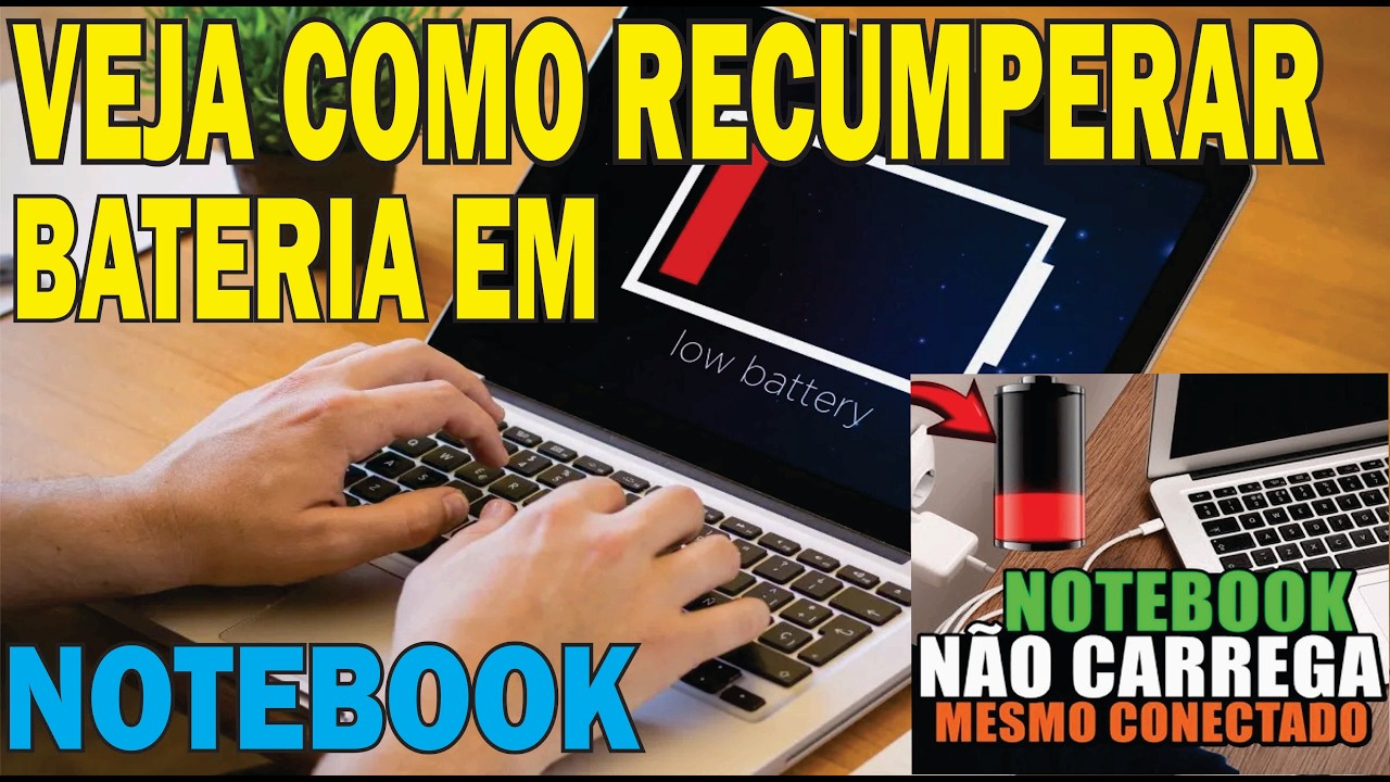 Como Recumperar Bateria de Notebook que não pega mais Carrga