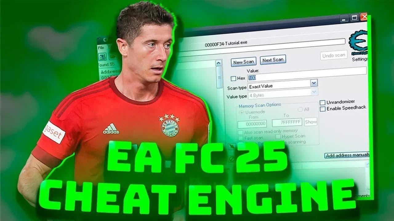 EAFC 25 Trainer | Free Hack For FC25 + Cheat Engine | 15+ Features | Undetected