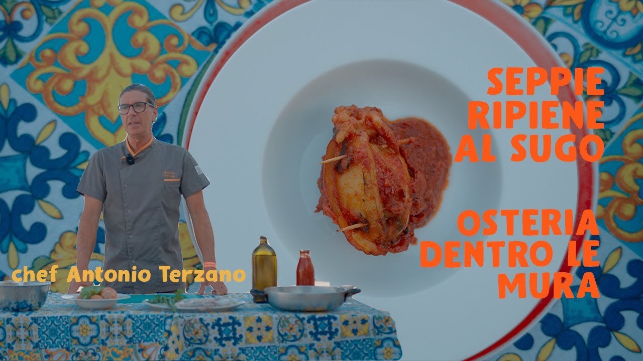 SEPPIE RIPIENE AL SUGO all'Osteria dentro le mura di Termoli
