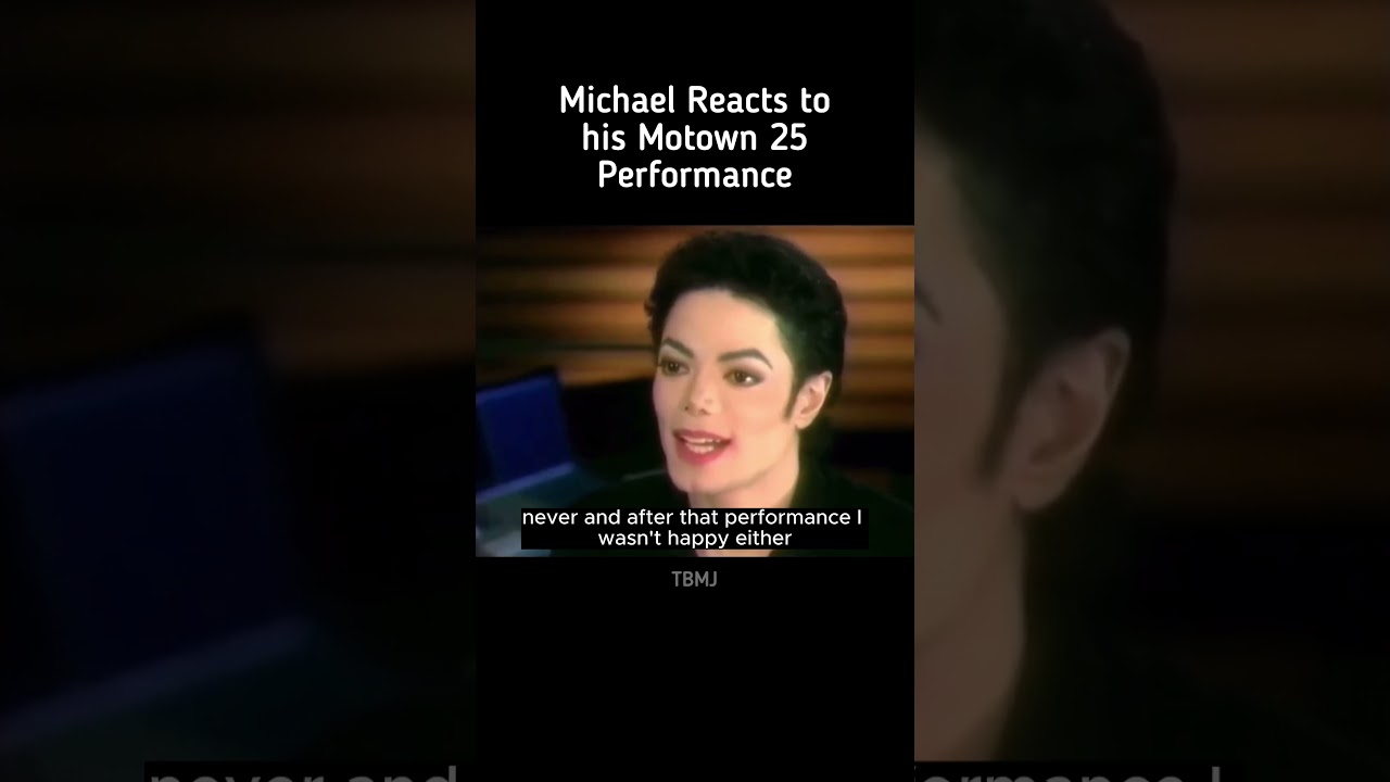 Michael Reacts To His Motown 25 Performance #michaeljackson #motown
