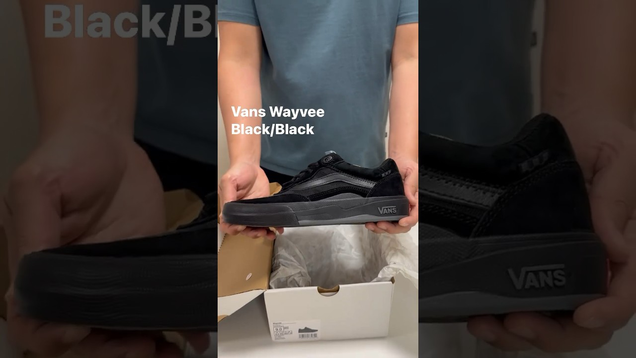 #Vans #WayveeBlack/Black