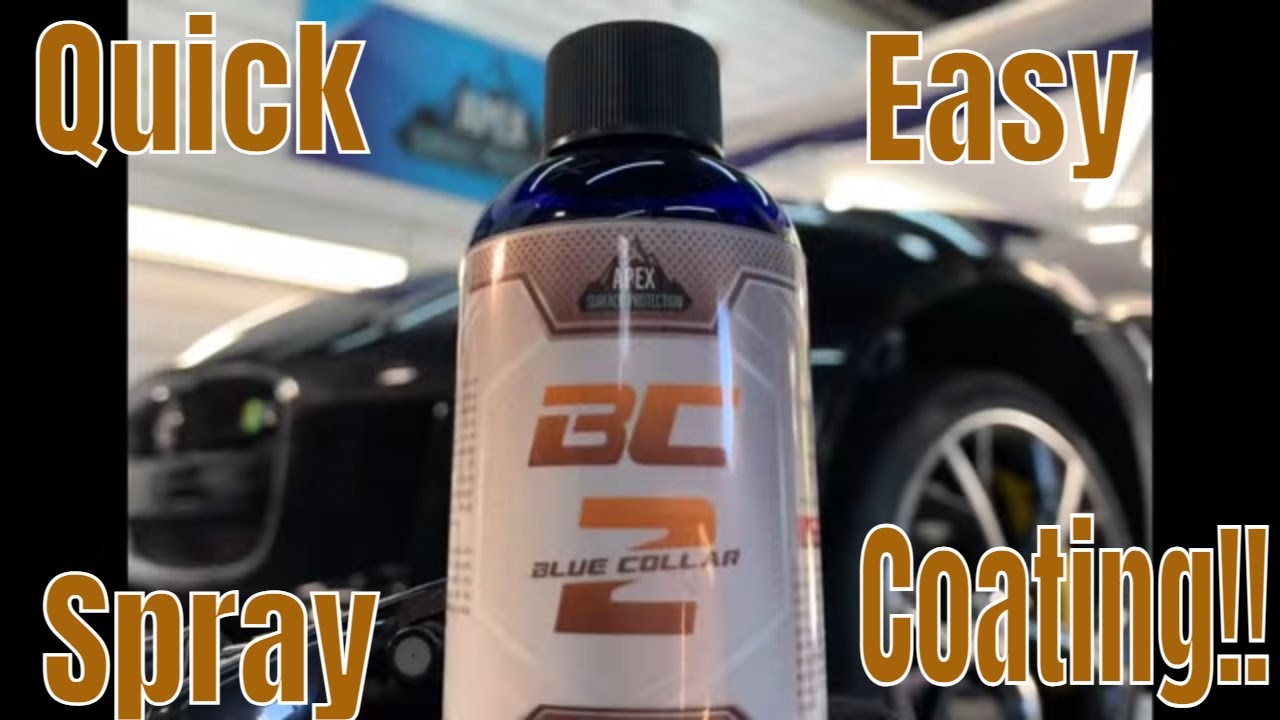 BC 2!! (Blue Collar) Polysilazane 5H One Year Spray Coating!!! The Most Efficient, Quickest Coating!