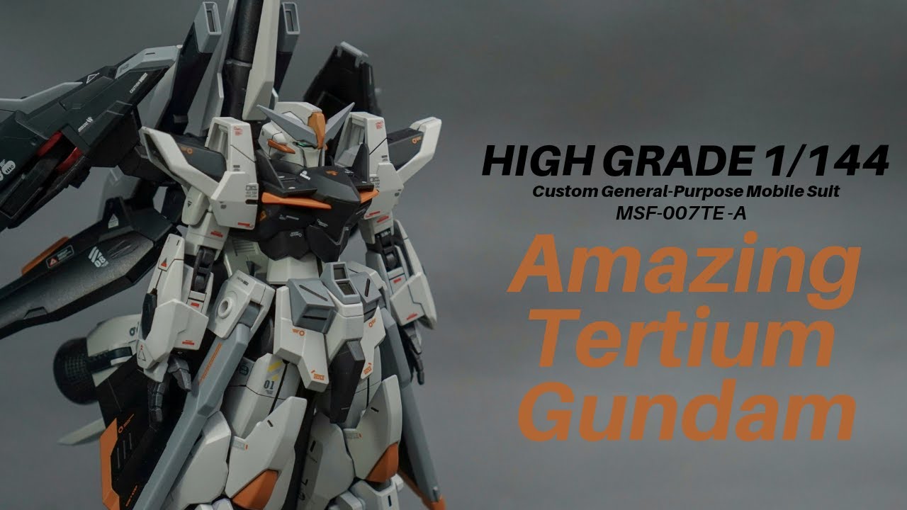 Gundam Custom Build : HG Amazing Tertium Gundam