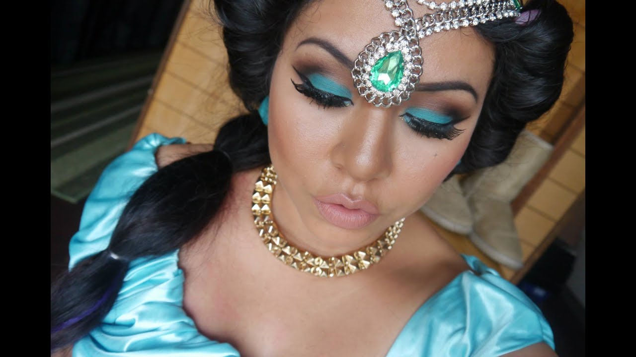 Tutorial de maquillaje y peinado Halloween: Princesa Jazmín - Juancarlos960