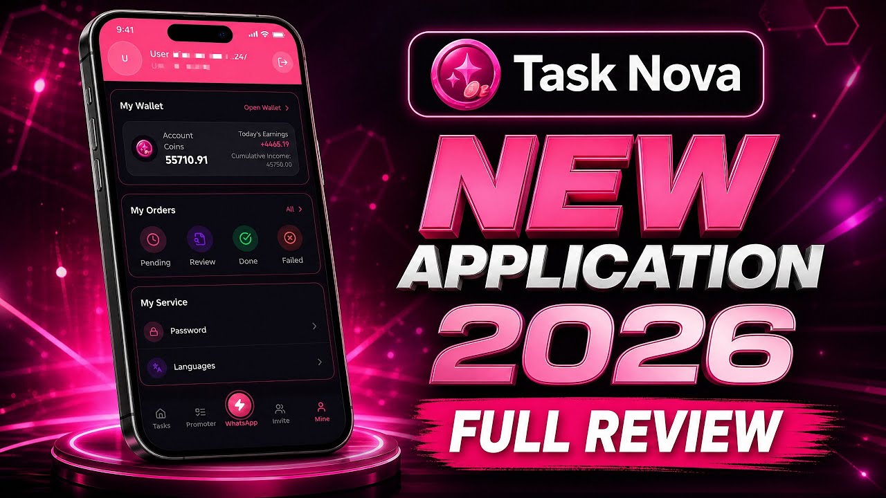 Task Nova Application Full Review | New Earning App In Pakistan | Online Earning In Pakistan Review