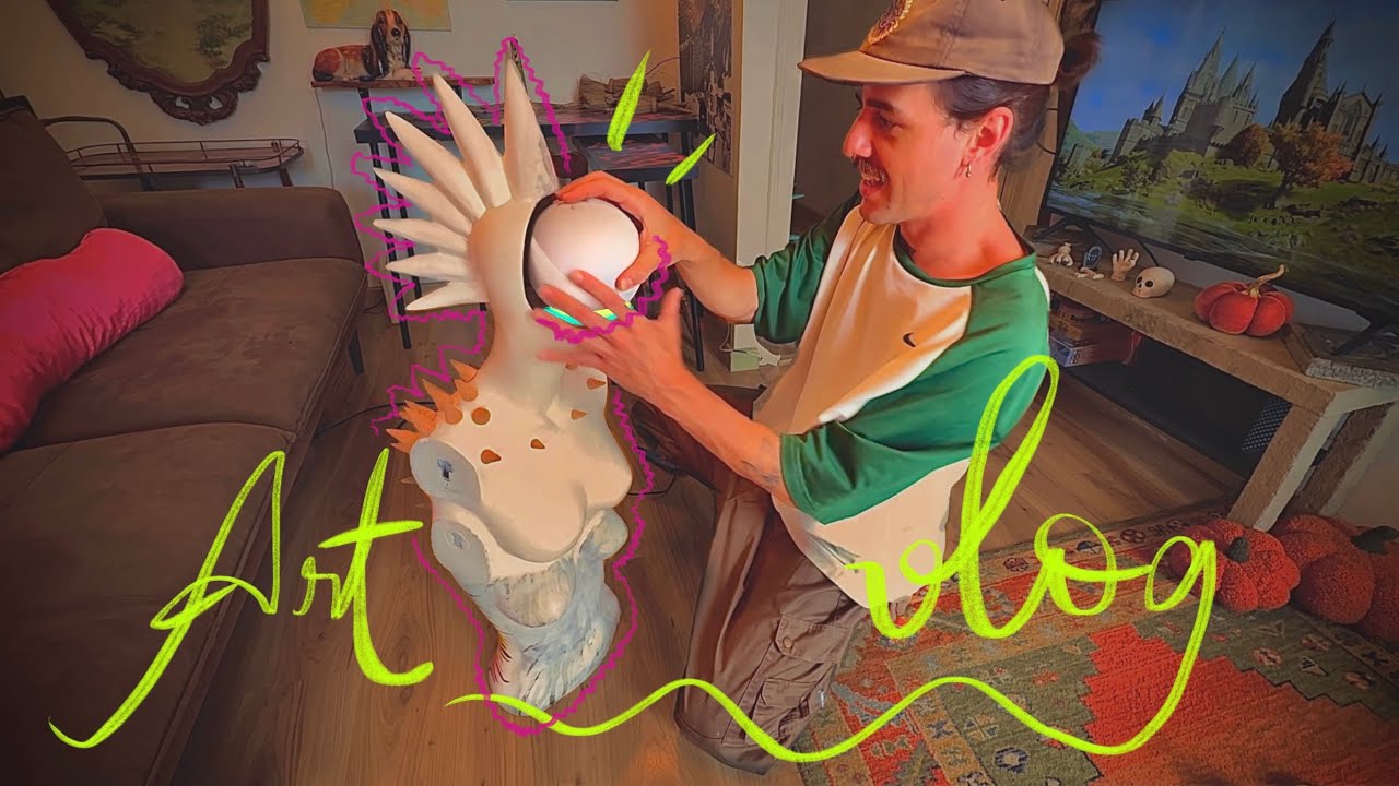 Art vlog: fazendo um corpo para nossa Alexa (pt.1), customizando roupas e nosso final de semana