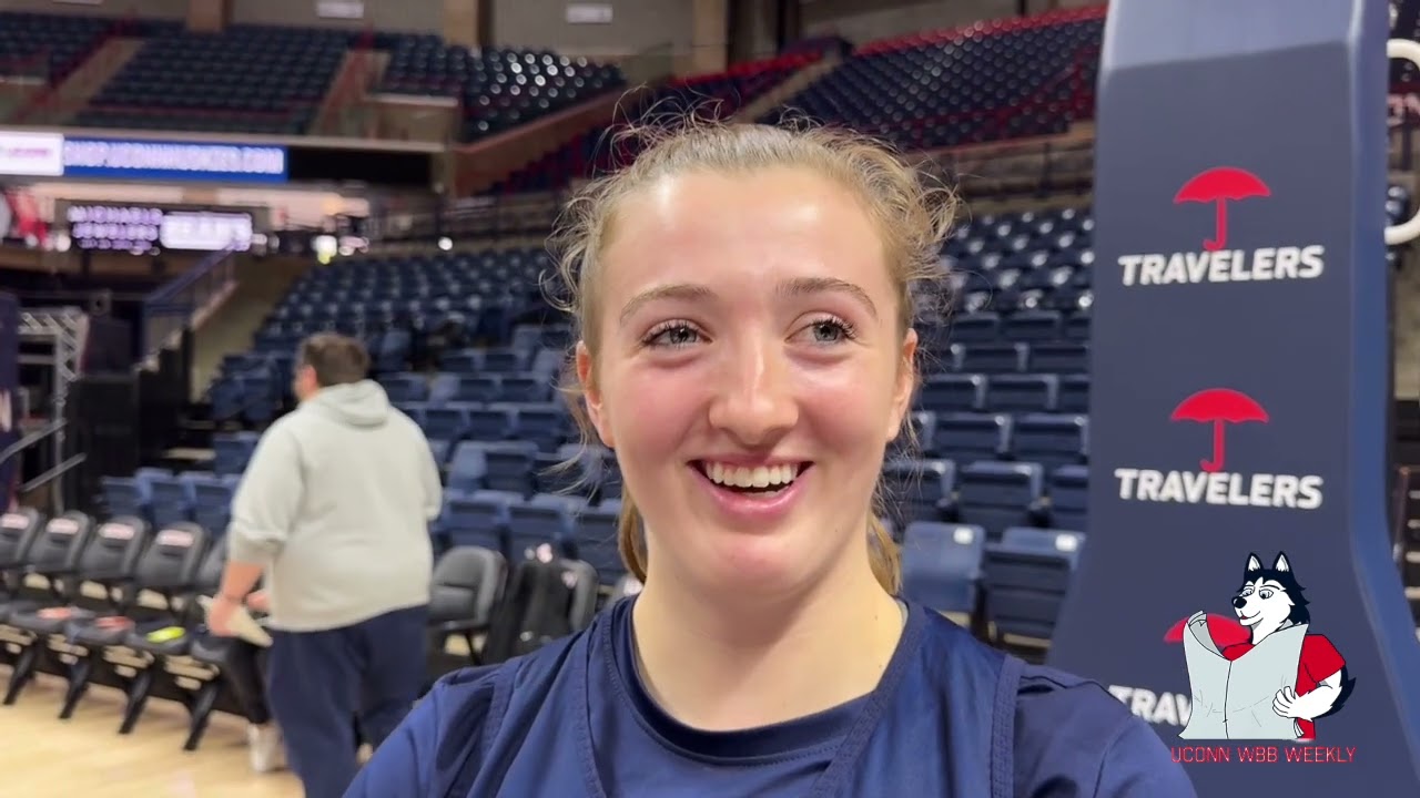 Allie Ziebell: UConn women's basketball pregame (Fort Hays State)  - 11/2/24