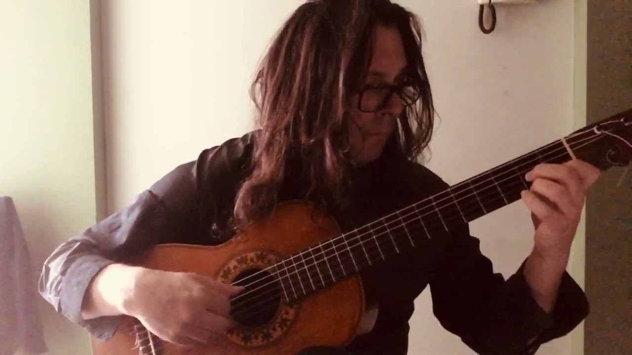 N PAGANINI &ldquo; tremolo study &ldquo; Francisco Casasnovas 1889 guitar Jovan Milosevski