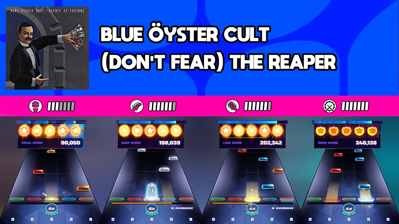 [Fortnite Festival] Blue Öyster Cult - (Don't Fear) The Reaper || All Instruments Expert 100%