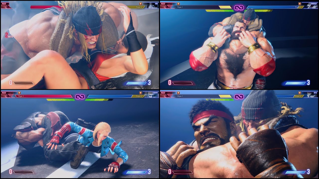 SF6: Суперприёмы и критические приёмы Алекса 3-го уровня для всех персонажей + DLC