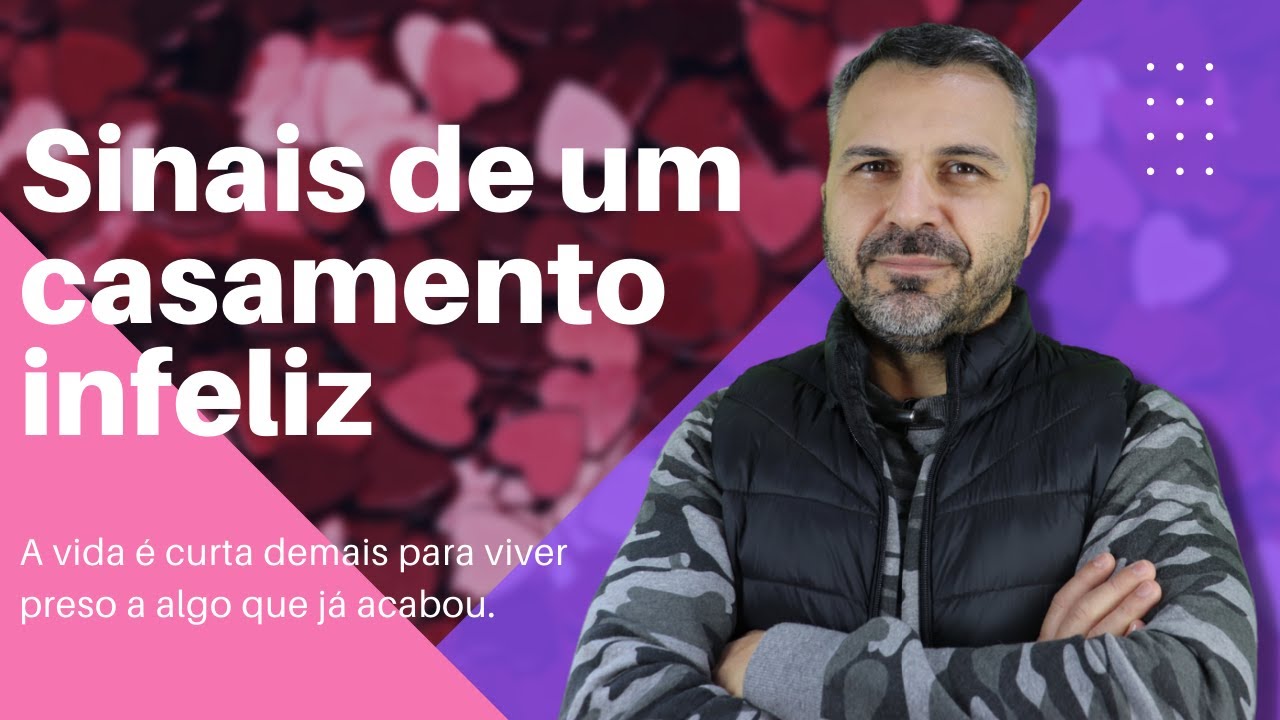 Sinais de um casamento infeliz