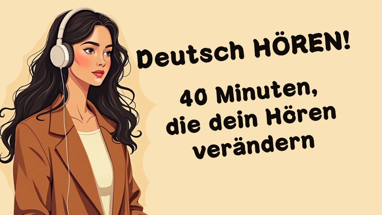 Deutsch Podcast | Deutsch H&ouml;ren | Ep: 5 |  40 Minuten Training f&uuml;r besseres H&ouml;rverstehen!