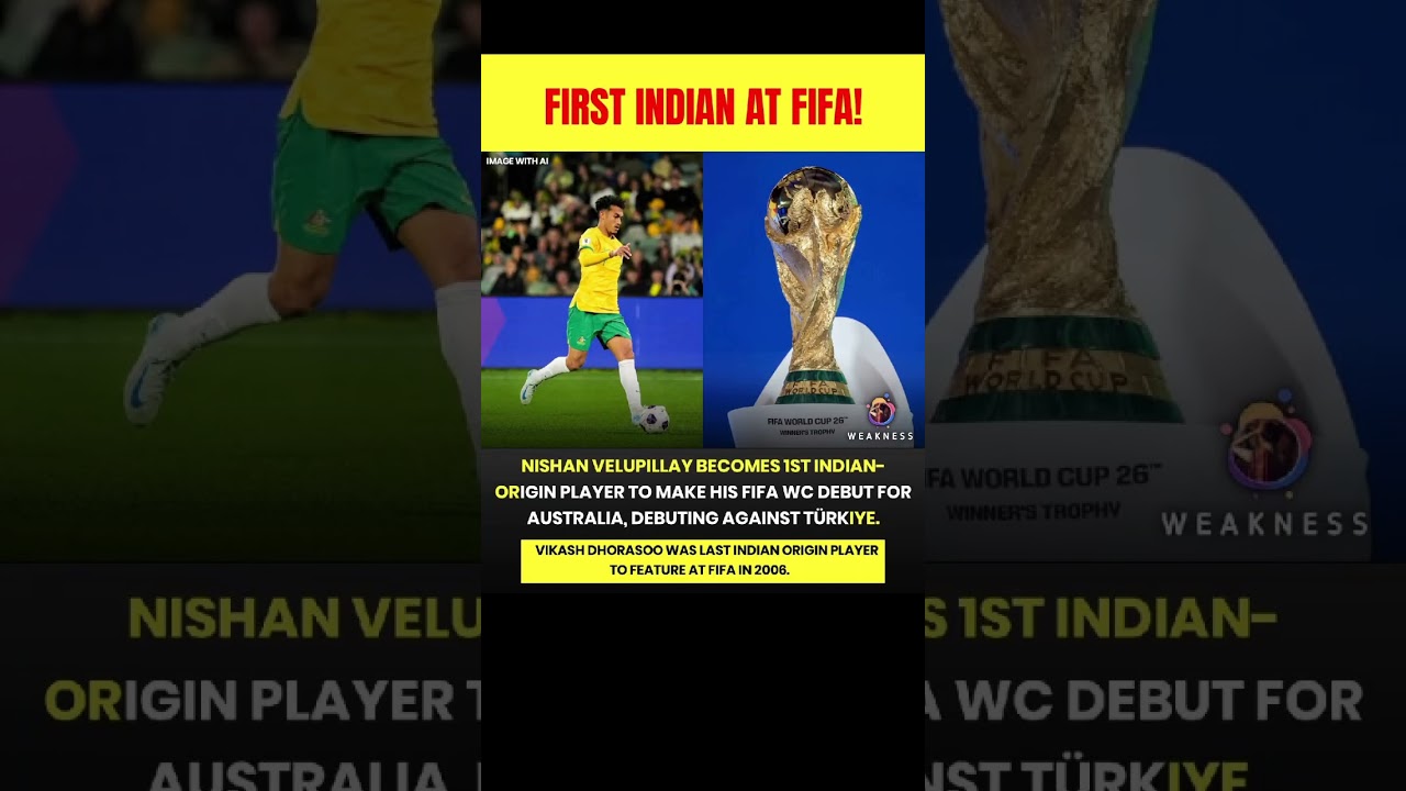 First Indian-Origin Player at FIFA World Cup 2026! | Nishan Velupillay Creates History 🔥