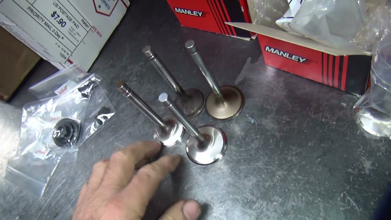 thunder heads custom manley valves XL sportster Harley ironhead aluminum racing by tattro machine