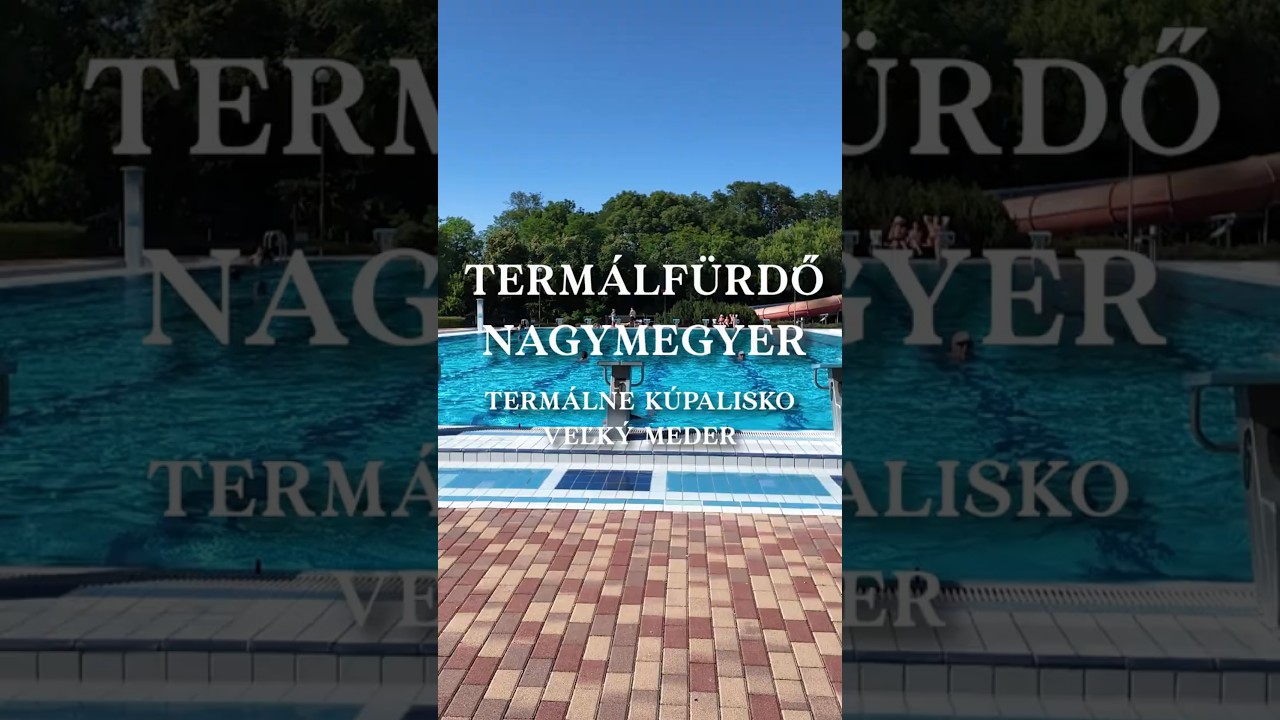 Summer Vibes in Veľk&yacute; Meder 🇸🇰 | Thermalpark Walk & Pool Fun #Shorts