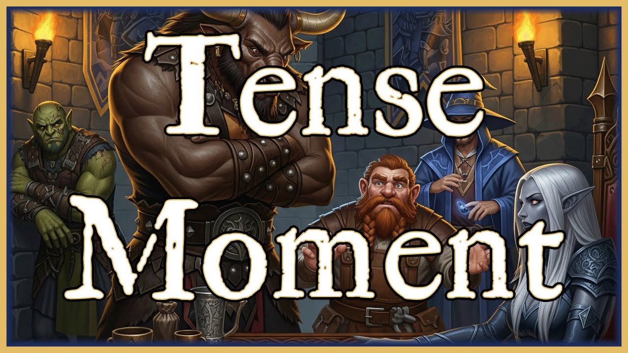 Tense Moment | Dark Fantasy Music | D&D | TTRPG | 1 Hour Ambience
