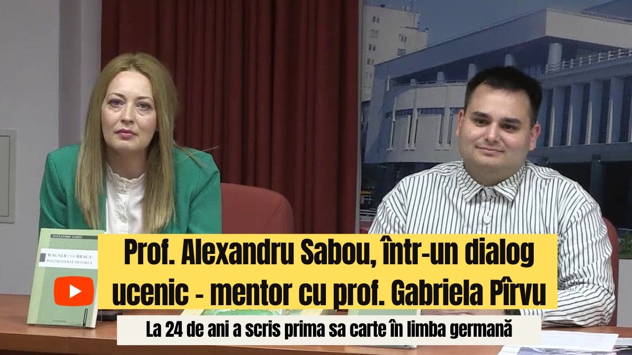Alexandru Sabou și Gabriela Pîrvu – Oaspeții bibliotecii