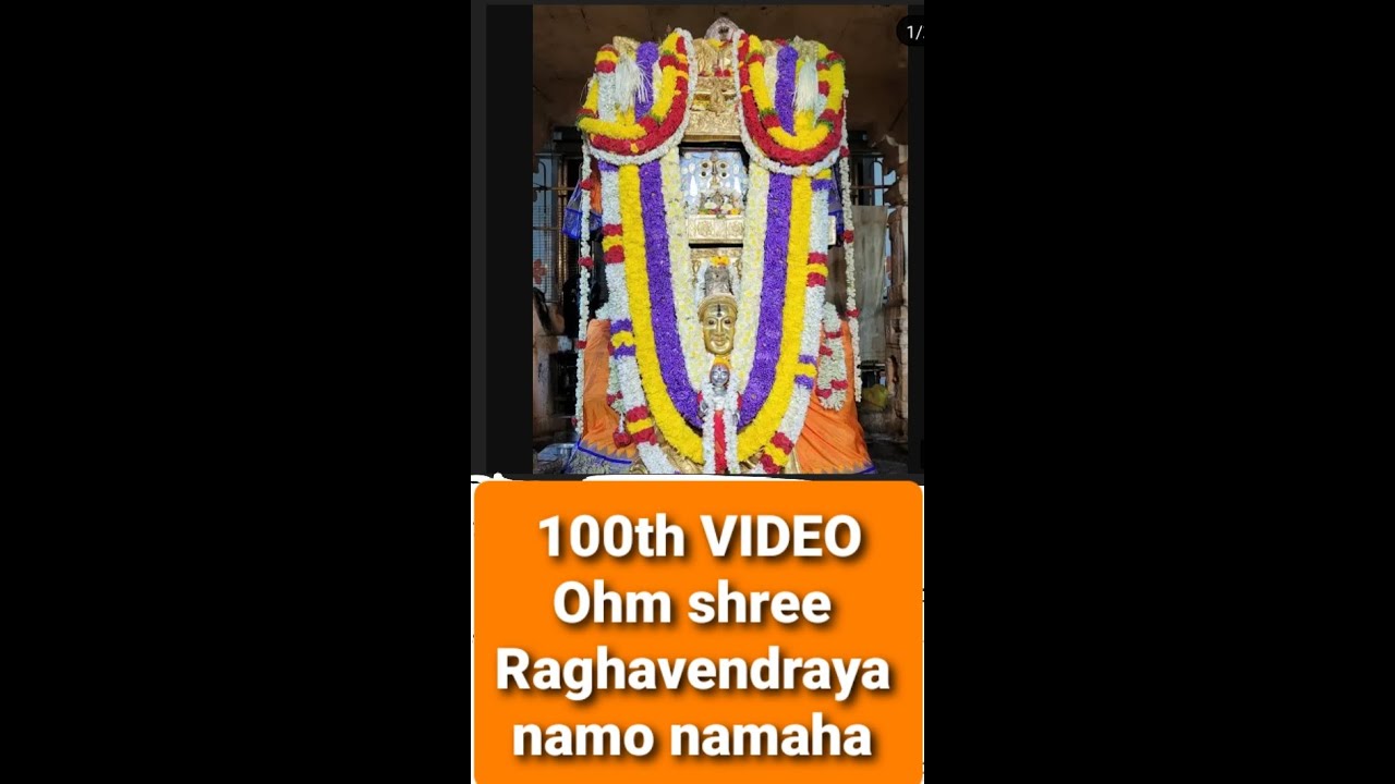 Miracle of guru raghavendra swamy today blessing to all.... #mangalaarti #raghavendra #rayaru #guru