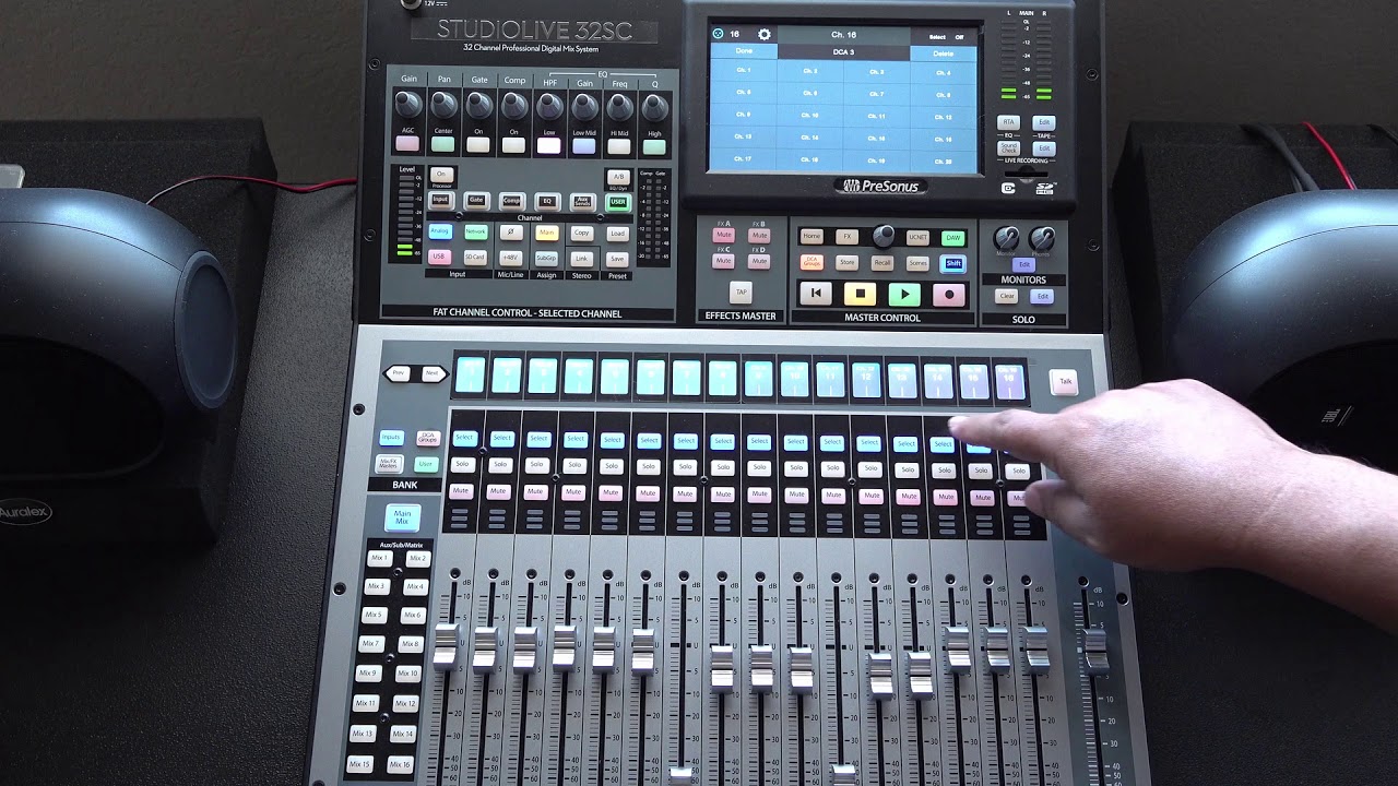 PreSonus Grupos Para DCA