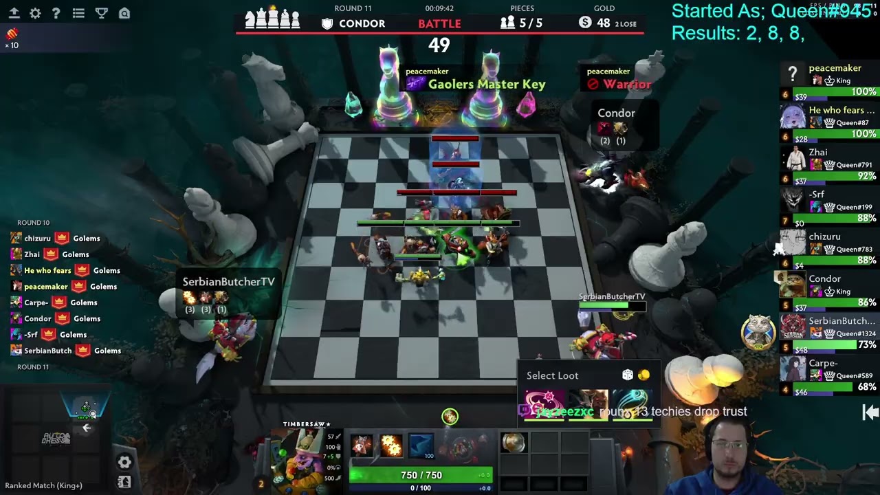 260 Team Value! Dota Auto Chess Season 41!