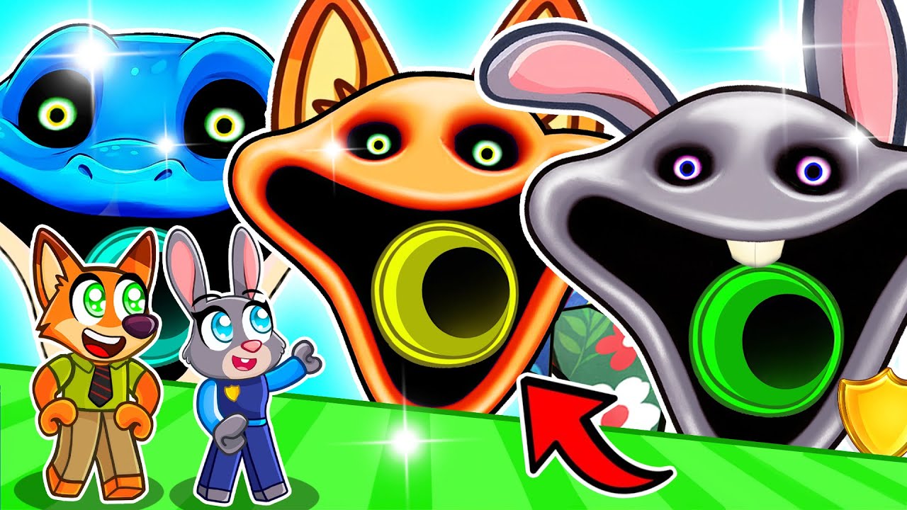NICK & JUDY Choose a HUNGRY WORM SLIDE in in Roblox! | Zootopia 2