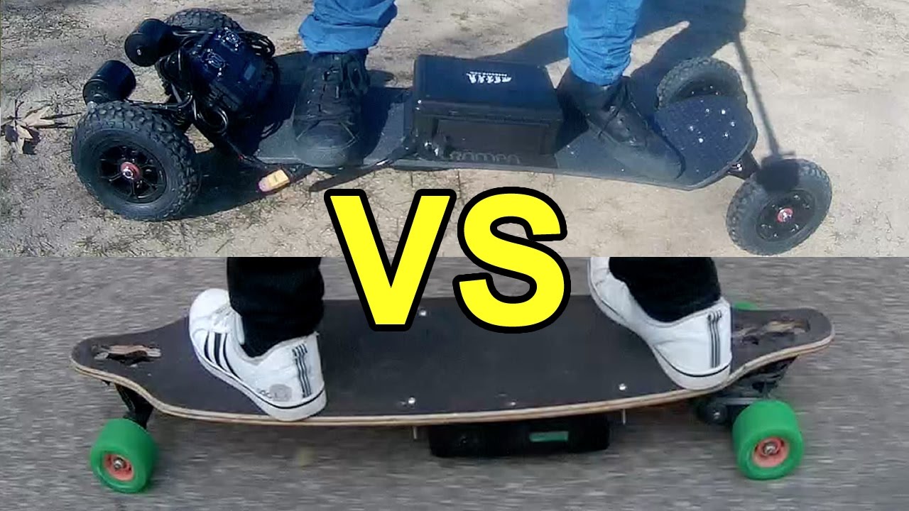 Comparativa Longboard eléctrico Street VS Todoterreno DIY