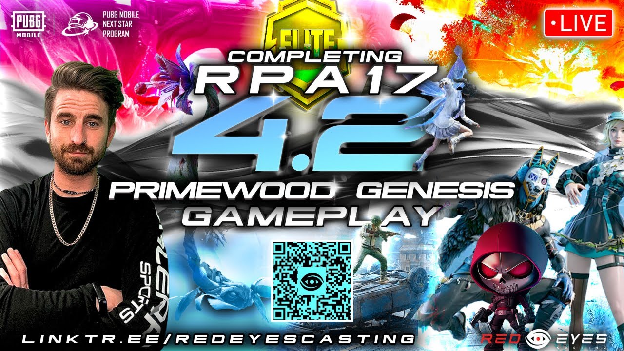Completing Royal Pass A17 PUBG MOBILE 4.2 Primewood Genesis Gameplay ! #PUBGMNextStarProgram