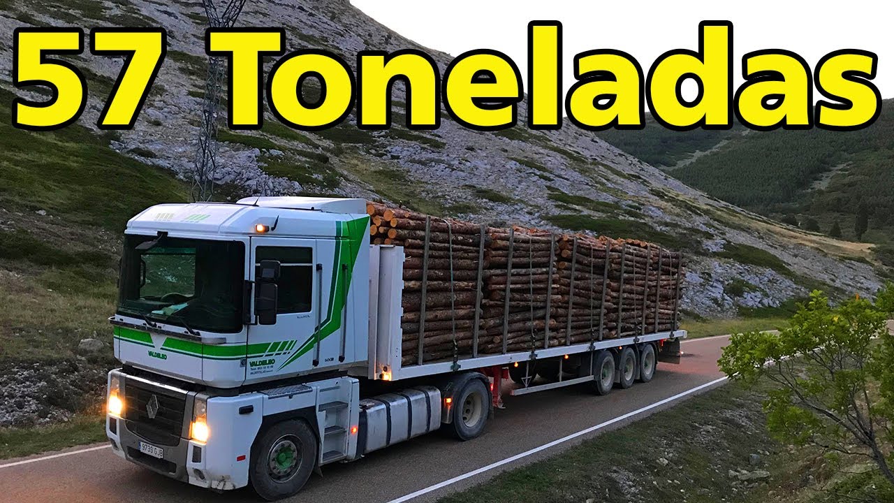 🚚TRANSPORTE de MADERA en ROLLO - 57 toneladas