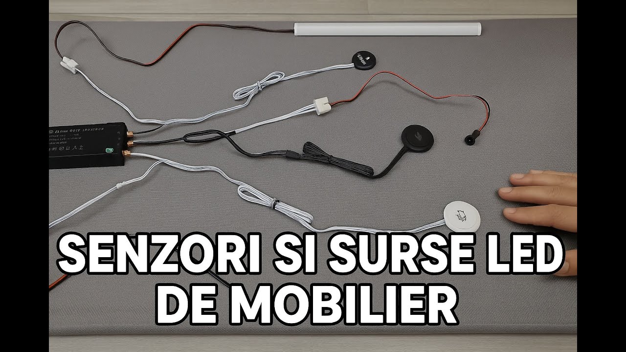 Senzori de miscare si Surse LED pentru mobilier @Iluminat-ieftin