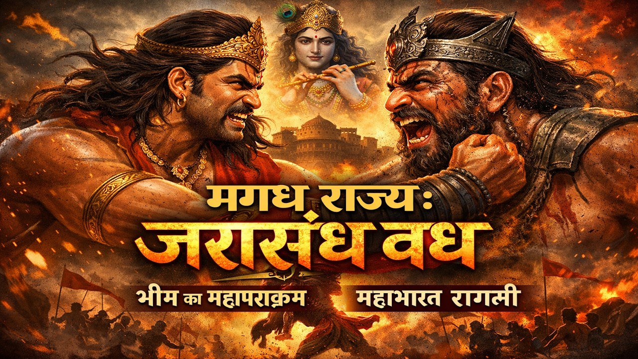 Jarasandh Vadh | Fall of Magadh Kingdom | Bhima in Mahabharata | Epic Ragni Song