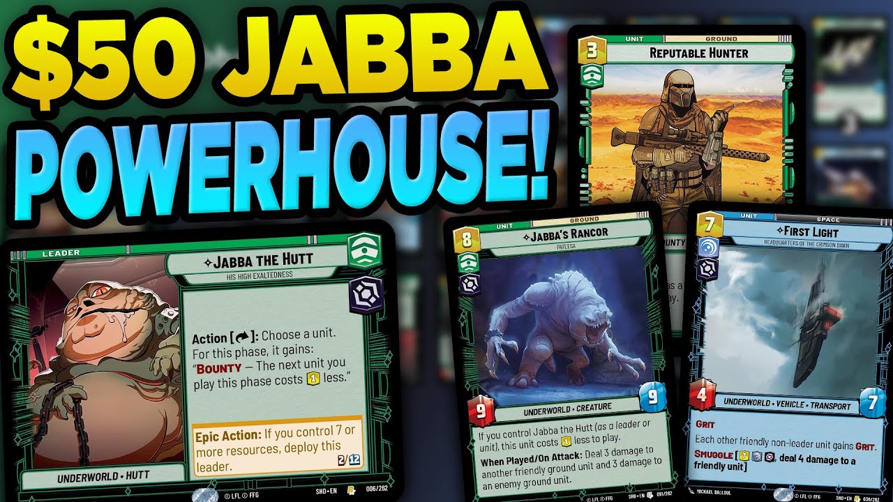 Cheap and Effective! Jabba The Hutt on a Budget | Star Wars Unlimited