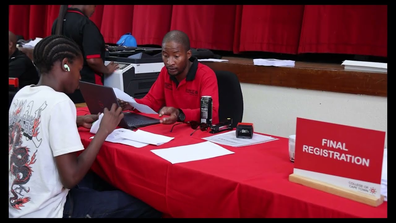 College of Cape Town Registration Video