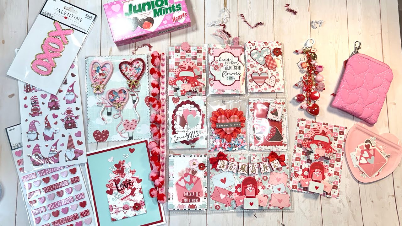 Valentine’s Day Swap #70 from Christina!  You must see the love notes inspired entry!❤️🩷🩵